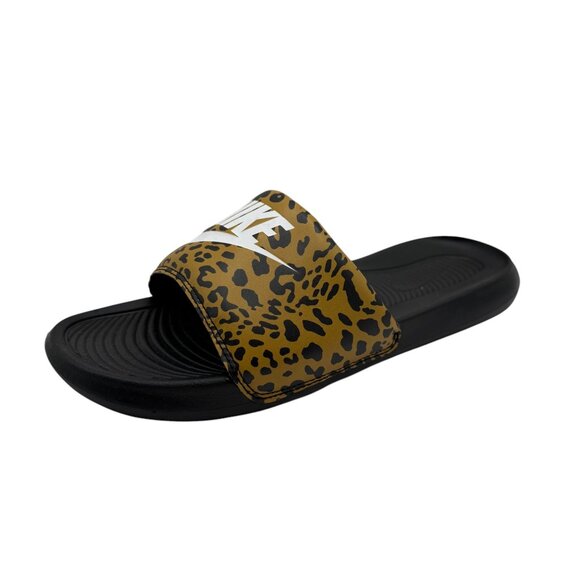 Nike‎ Victori One Slide Women's Size 10 Leopard Print CN9676-700 Sandals - Picture 2 of 8